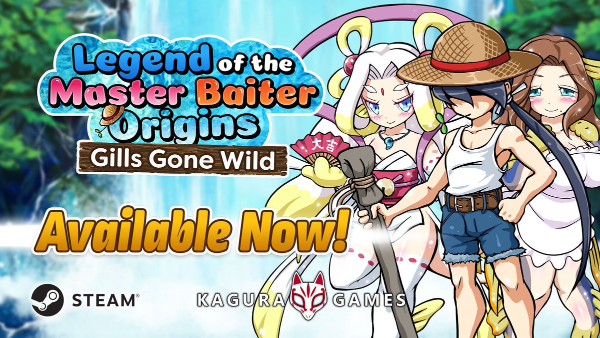 We're thrilled to reveal that Legend of the Master Baiter Origins: Gills Gone Wild by BigWednesday (<a href="/Big_Wed/">BigWednesday🔞エロRPG 同人ゲーム 制作中🎮</a>) is now available with a 20% off discount!

Store: buff.ly/R94otgq
Steam: buff.ly/7Lxoawi