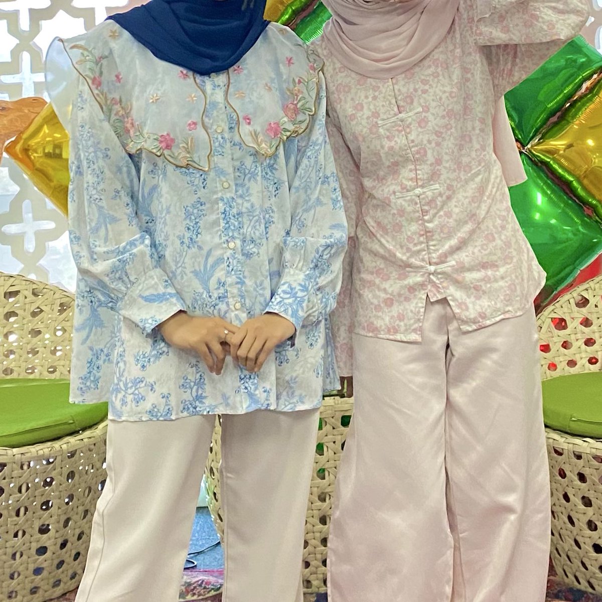 baju aku sama kakakku kaya gender reveal😭🙏🏻