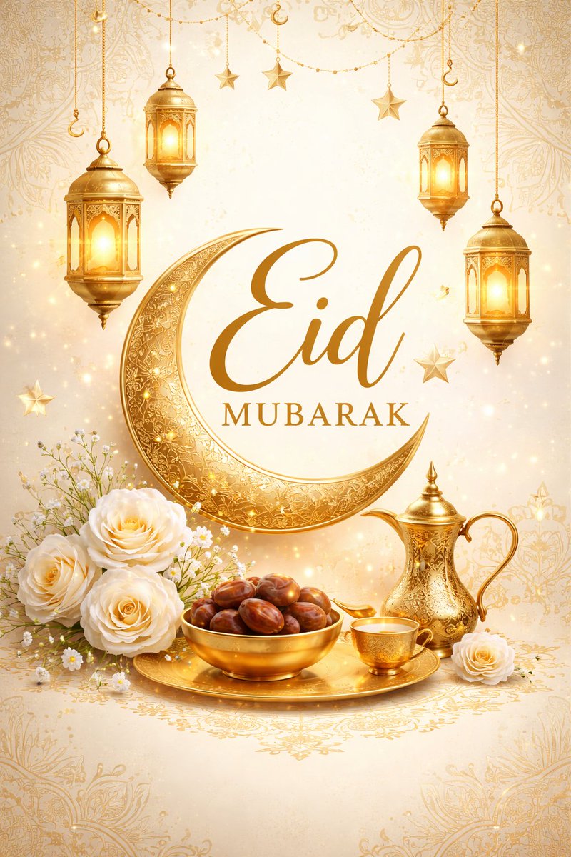 hashking_1's tweet photo. 🌙✨ Eid Mubarak to everyone celebrating! May this beautiful occasion bring peace, happiness, and endless blessings to you and your loved ones. Let’s spread love, kindness, and gratitude today and always. 🤍

#EidMubarak #Blessings #Gratitude #EidMubarak https://t.co/PkFr09Epgn
