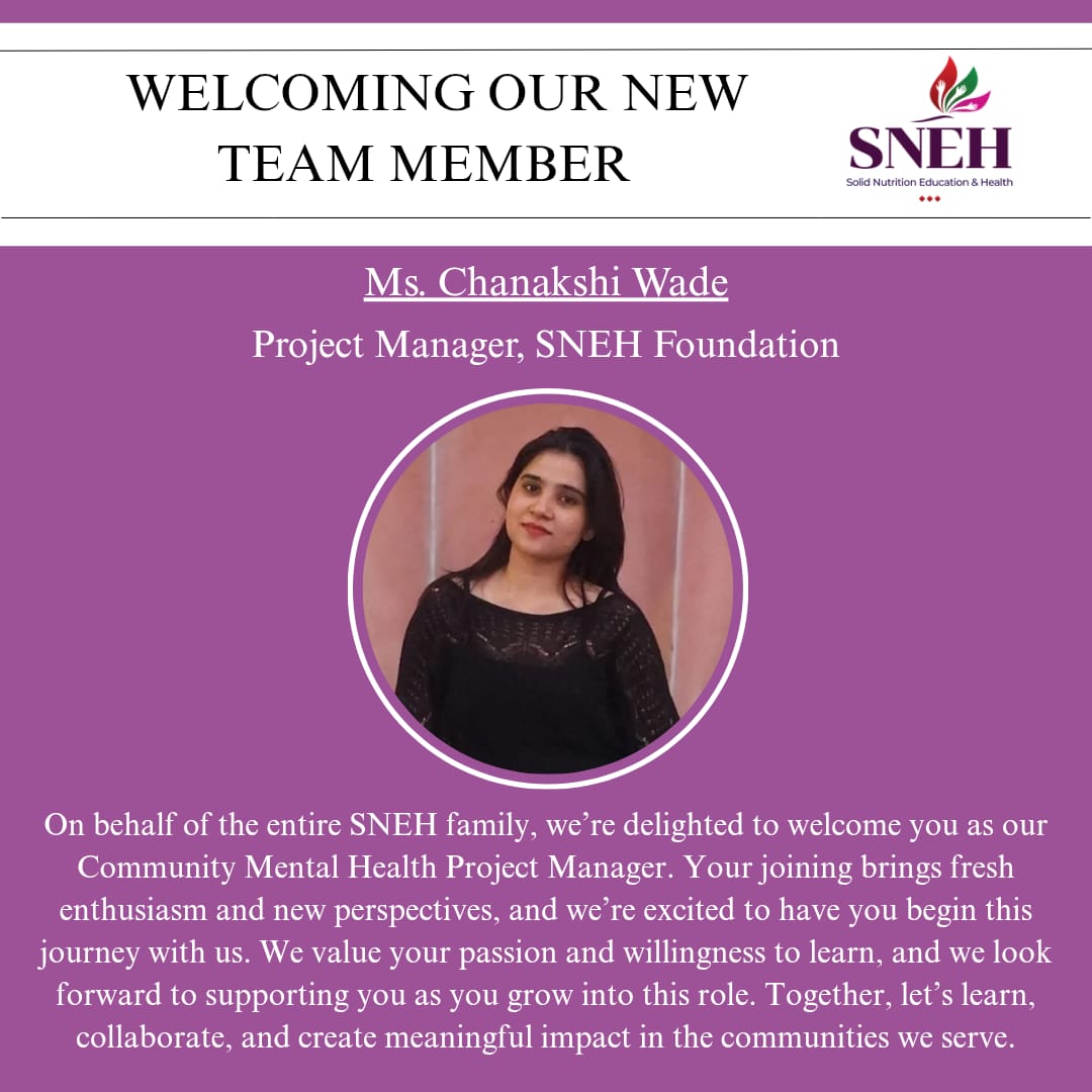 SNEH Foundation tweet media