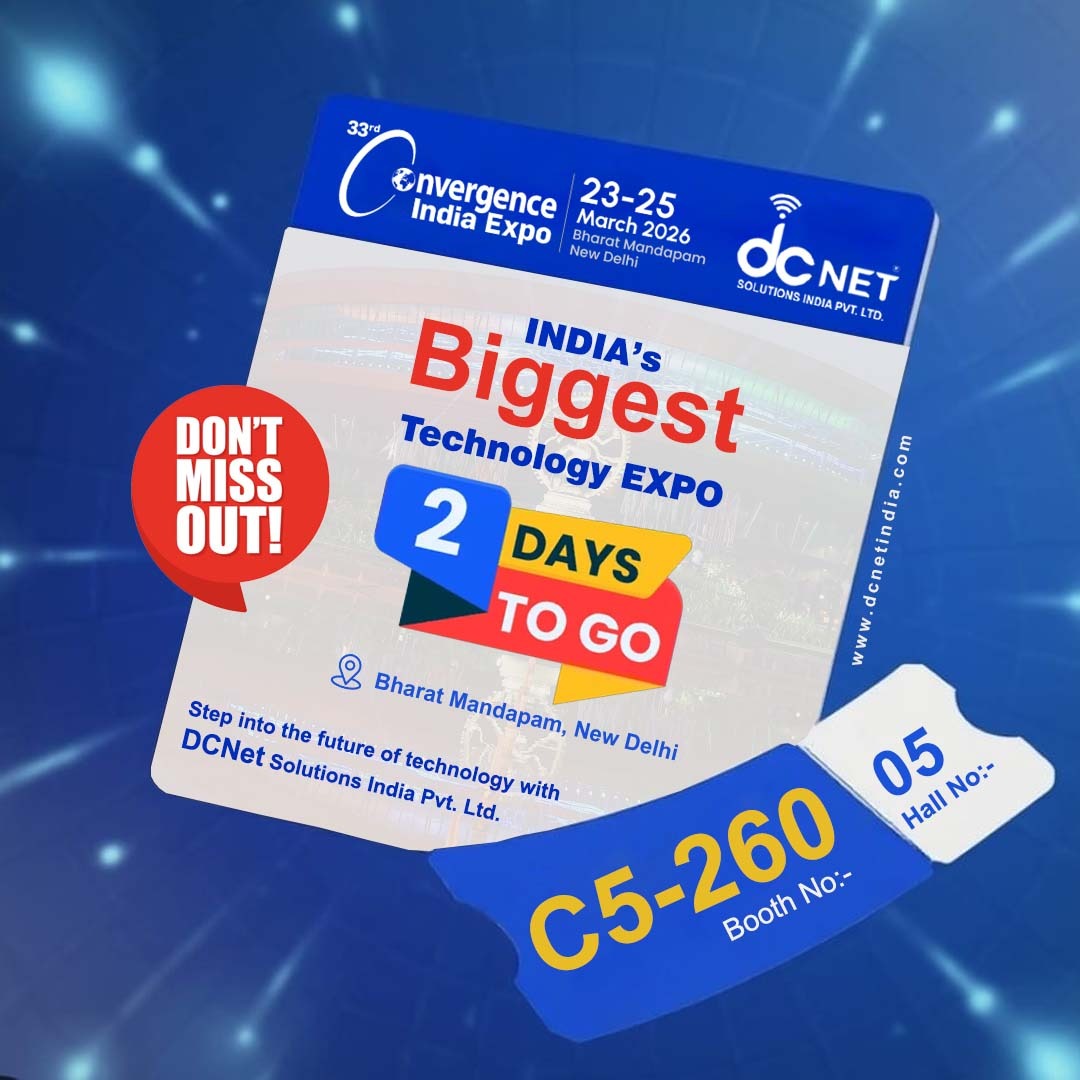 dcnetindia's tweet photo. 2 Days to Go – We’re Ready to Showcase Innovation!

📌 𝐒𝐭𝐚𝐥𝐥 𝐍𝐎 𝐂𝟱 - 𝟮𝟲𝟬 | 𝗛𝗮𝗹𝗹 𝐍𝐨 𝟱
🗓️ 𝟮𝟯–𝟮𝟱 𝗠𝗮𝗿𝗰𝗵 𝟮𝟬𝟮𝟲
📍𝗕𝗵𝗮𝗿𝗮𝘁 𝗠𝗮𝗻𝗱𝗮𝗽𝗮𝗺, 𝗡𝗲𝘄 𝗗𝗲𝗹𝗵𝗶

Let’s meet and grow together!

#DCNET #TechExpo2026 #InnovationReady #2DaysToGo https://t.co/WeJl04ejLk