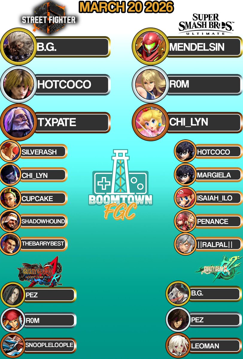 Boomtown FGC tweet media