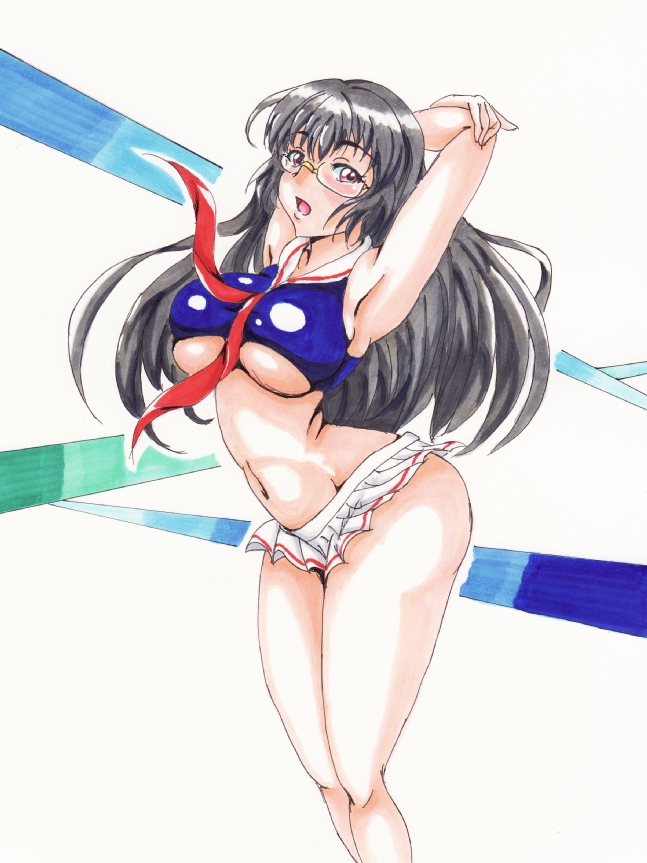 #三連休は重巡が増えるらしい 
#過去絵 