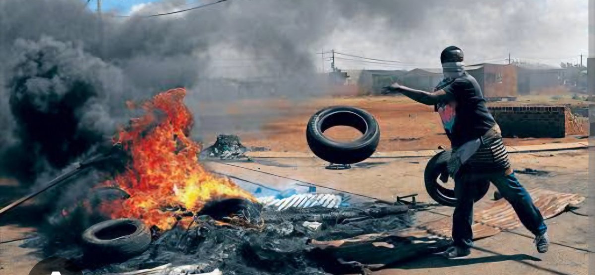 Brettbenraphael's tweet photo. Happy Human Rights Day! 🇿🇦
 We burn schools over confiscated phones, torch infrastructure when things don't go our way, destroy stages when artists no-show, and sabotage substations to hurt ourselves — but stay silent when trillions get funneled to a tiny elite through dodgy BEE deals. Time to direct the anger where it belongs!