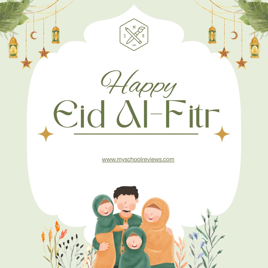 MySchoolReviews's tweet photo. Eid Mubarak!
Let this beautiful occasion inspire young minds to grow with kindness, knowledge &amp; compassion.
Wishing all students, parents &amp; schools a joyful and blessed Eid!
— Team https://t.co/oc8o3NOBXi
#EidMubarak #MySchoolReviews #EidCelebration #JoyAndPeace #EducationForAll https://t.co/sd3iTCka4X