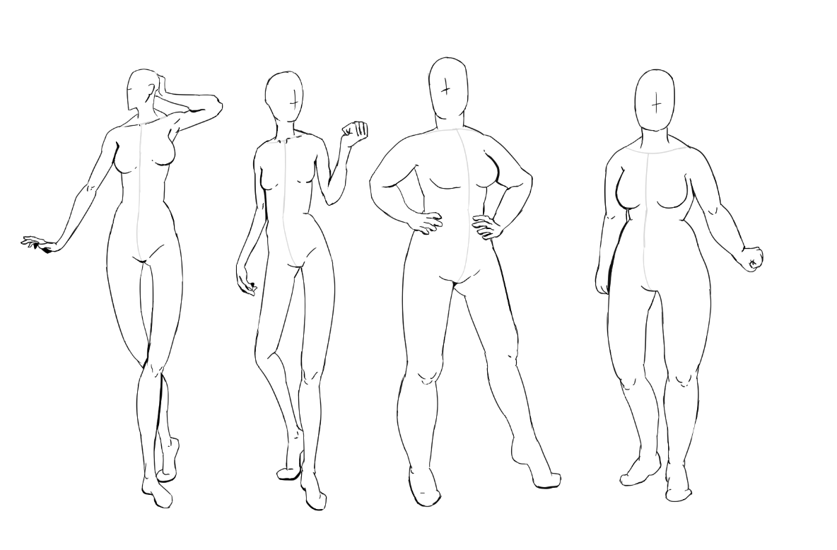 oRapousoo's tweet photo. and the result of all the poses... drawing different types of bodies is fun
#arttwt #smallartist https://t.co/1f4wIdINPy