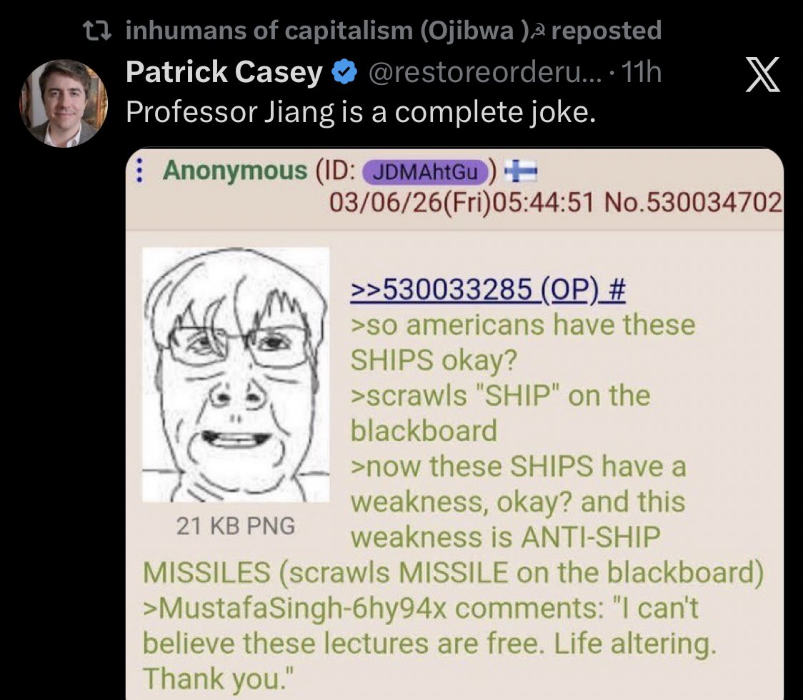 idlewarriors's tweet photo. “Inhumans of capitalism” has gone completely cuckoo for cocoa puffs in the past week or so and is doing a kind of reverse troonout by leftistly retweeting Sailer and Casey (in between posts about Amerikkkan weather machines and Jews owning the slave ships) https://t.co/f56IwhFGgR