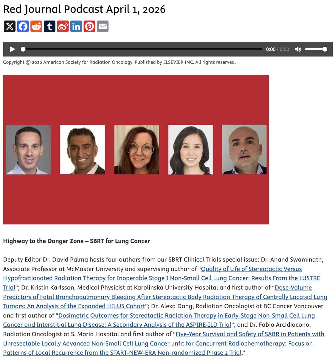 IJROBP - The Red Journal tweet media