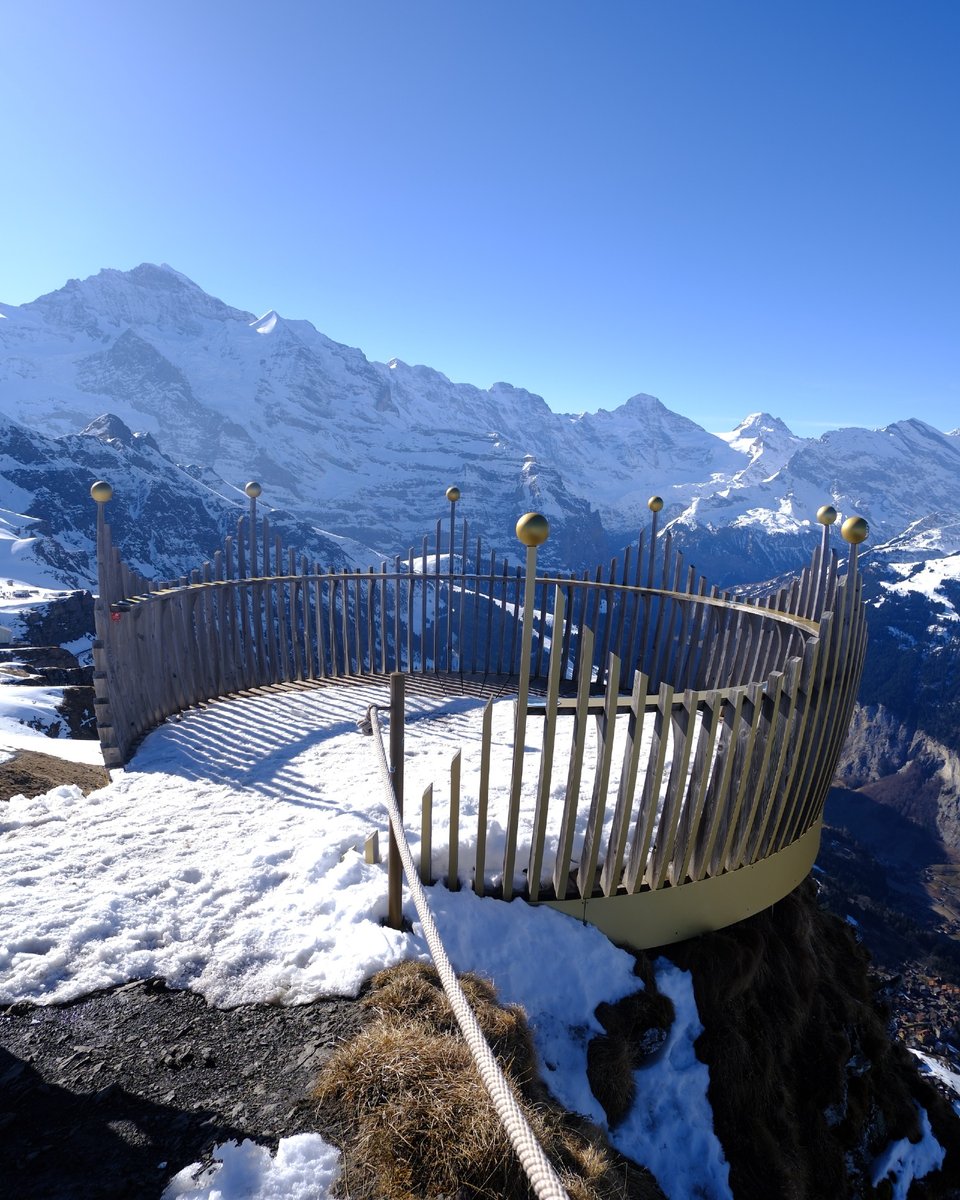 GrindelwaldCH's tweet photo. Here’s a Grindelwald bucket list:

• Feel the wind on the Cliff Walk at Grindelwald First ☀️
• Capture the Eiger, Mönch and Jungfrau from Männlichen 🍃
• Go sledding 🛷
• Discover the ice caves at Jungfraujoch – Top of Europe ❄️

How many can you check off? https://t.co/c9KpicqiRy