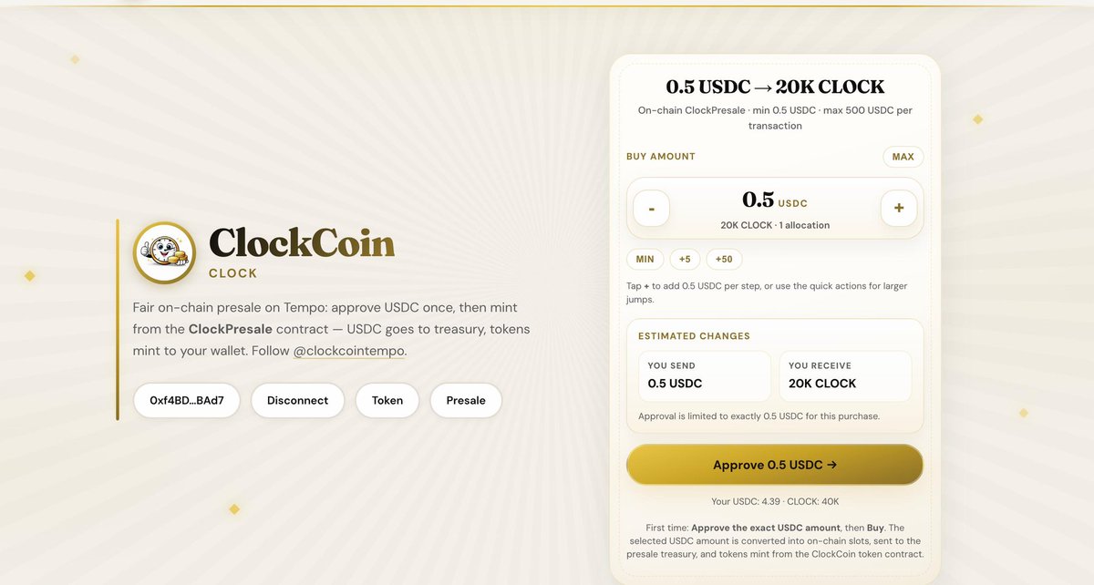 ClockCoin tweet media