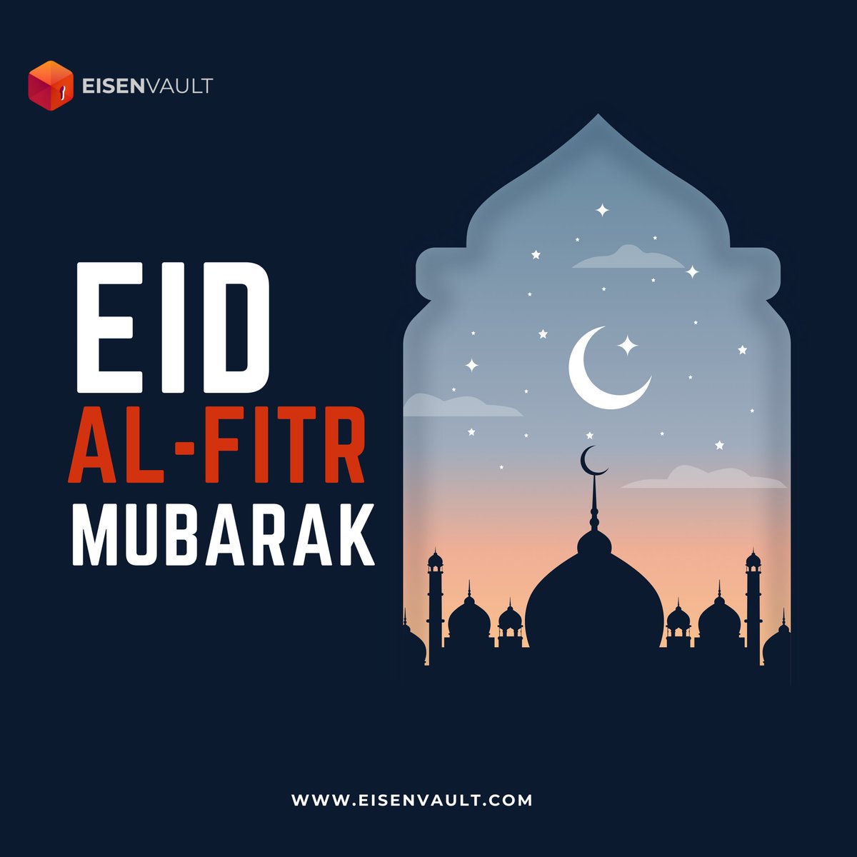 Eid Mubarak from EisenVault 🌙
Securing what matters. Celebrating what brings us together.
#EidMubarak #Security #Togetherness #EisenVault