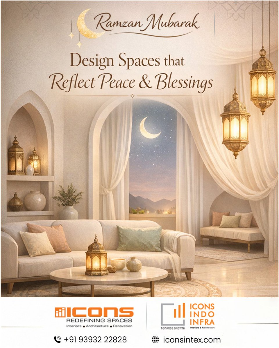 iconsintex's tweet photo. Ramzan Mubarak!
May this Ramzan bring peace, blessings, and happiness to your home. 

📞 Contact: +91 93932 22828
🌐 https://t.co/nu28XxGNon

#RamzanMubarak #Ramadan2026 #RamadanBlessings #InteriorDesign https://t.co/o5J5TcFyUo