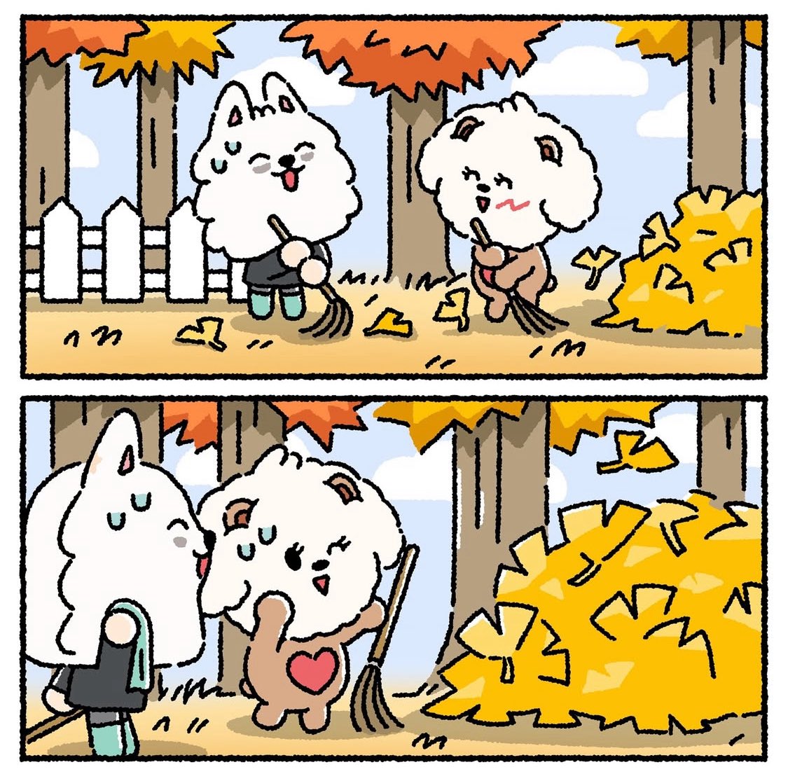 TXT_TINTI's tweet photo. 뿔바투 만화 밤긋이로 넣어봤는데 너무너무 귀엽다… https://t.co/Ho7oCkFAeU