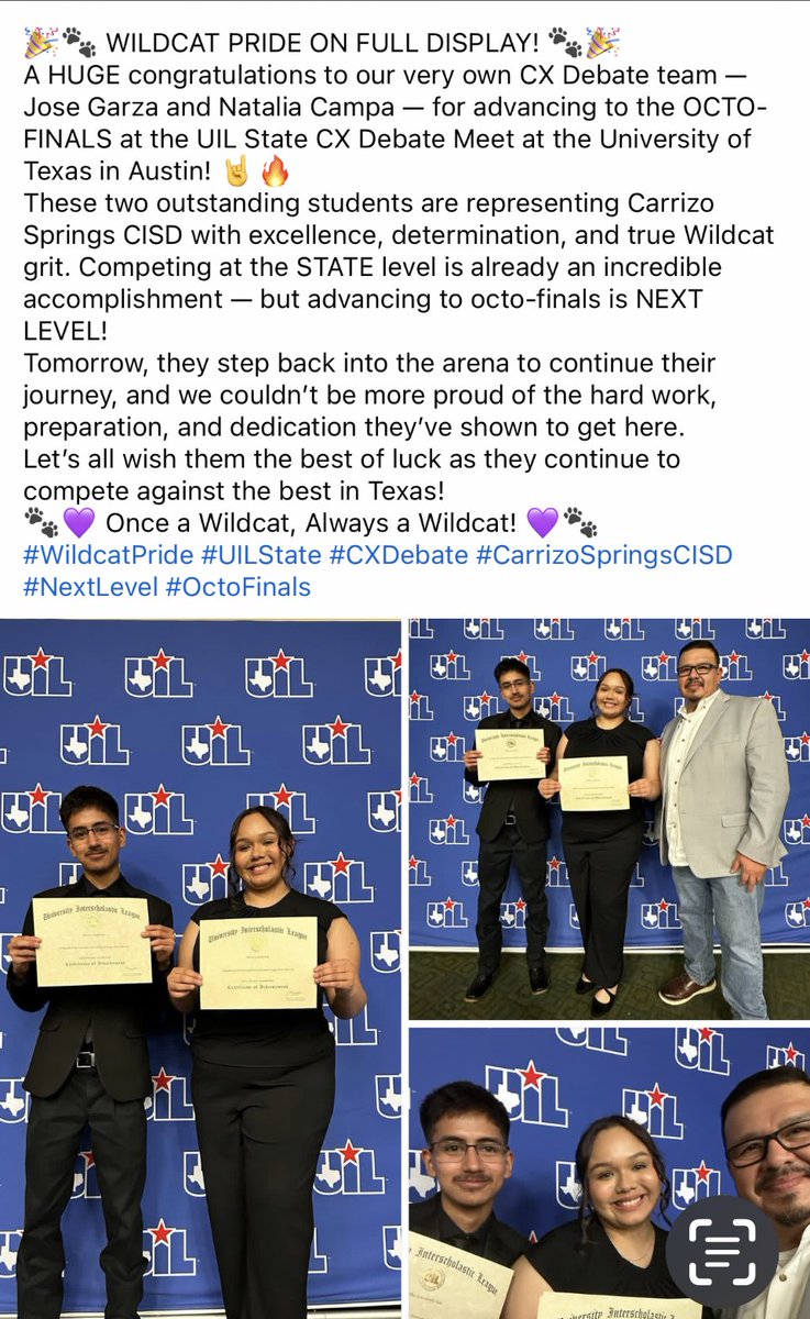 Wildcat UIL Academic tweet media