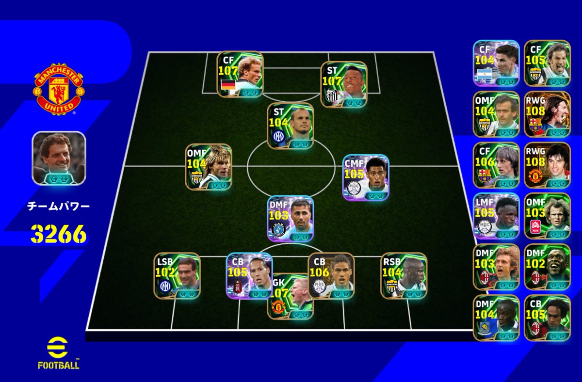 eFootball_bim's tweet photo. 現在ディビジョン戦、前フェーズと今フェーズ合わして 31戦(27勝4分)無敗フォメ🔥
安定の4-3-3！！それにしてもスナイデルが良すぎる！

#efootball #イーフト https://t.co/BziNelrb9t