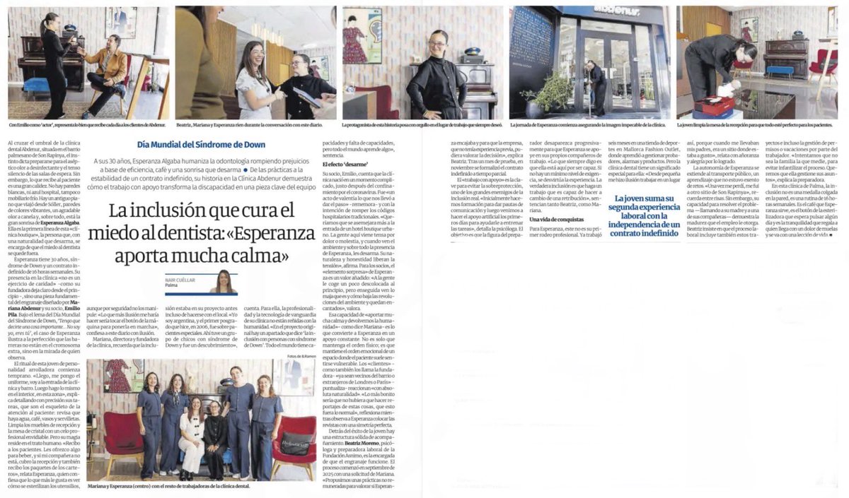 El trabajo con apoyo que transforma la discapacidad. 
El Artés de acompañar #SiSePuede