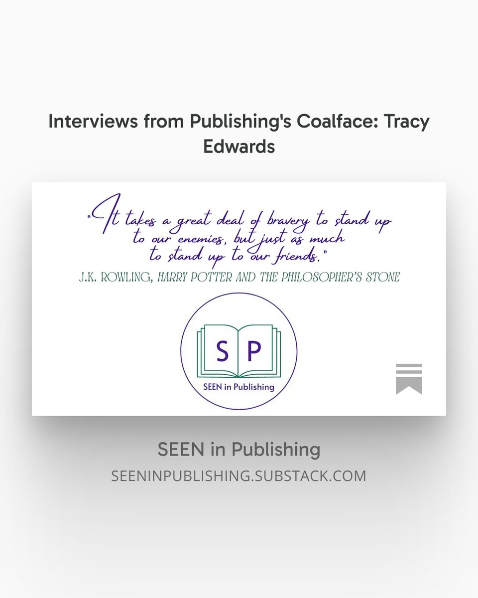 SEEN in Publishing tweet media