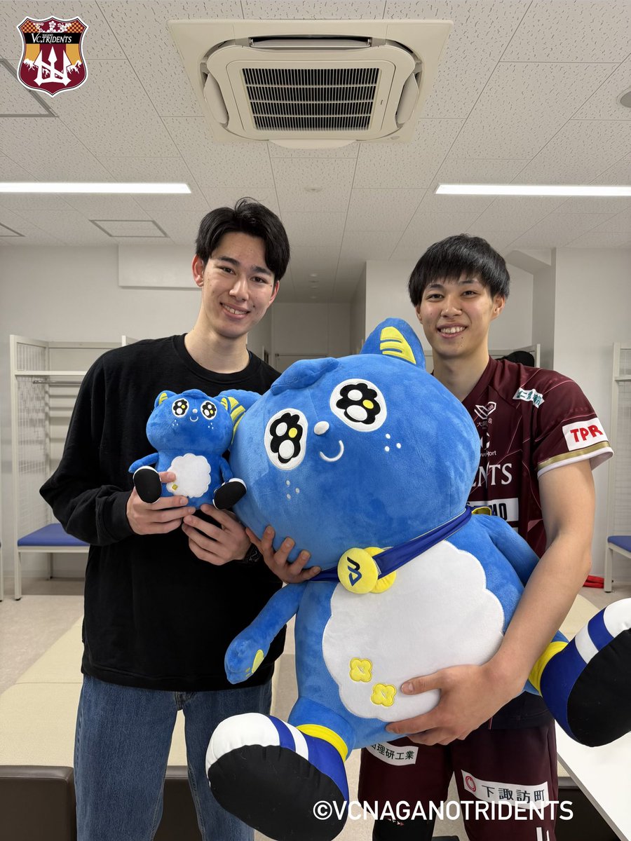 🔱トライデンツ情報🔱

#千葉貫世 選手 #甲斐優斗 選手
<a href="/OSAKA__BLUTEON/">大阪ブルテオン【OSAKA BLUTEON】</a> 
#VC長野トライデンツ