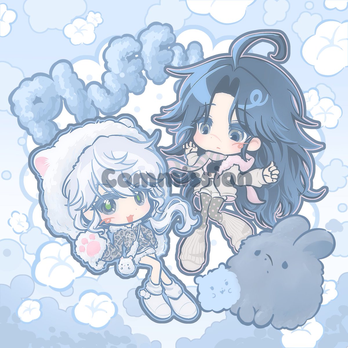 만이 커미션 ~ tweet media