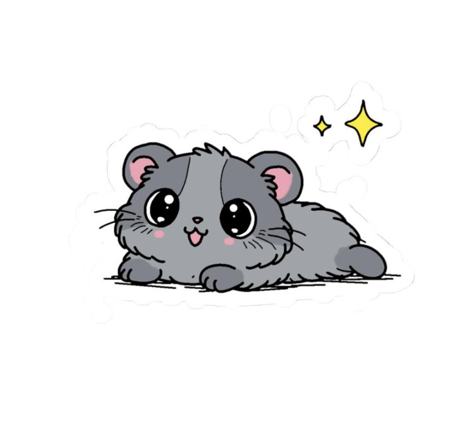 CritterCozyCo's tweet photo. 🐹✨ Bean update!

More Bean the Guinea Pig poses are now live in the Critter Cozy shop 💛

More beans.  
More fluff.  
More cozy chaos.

Which pose is your favorite? 👀

https://t.co/Uwto1HQWgc

#StickerShop #CuteStickers #SmallBusiness #CritterCozy https://t.co/xw79nAnMgn