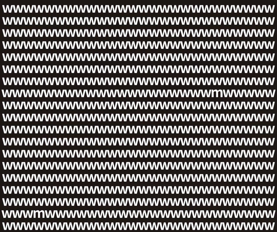 30秒以内にmを何個あるか分かるかな？
見つけた人はいいねして回答だよ
これは絶対無理