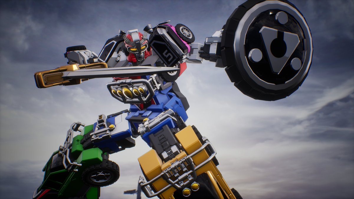 Taq2_'s tweet image. 激走合体RVロボ
#激走戦隊カーレンジャー30周年 
#cr30th 
#MASSBuilder 
#massbuildergame 
#マスビルダー