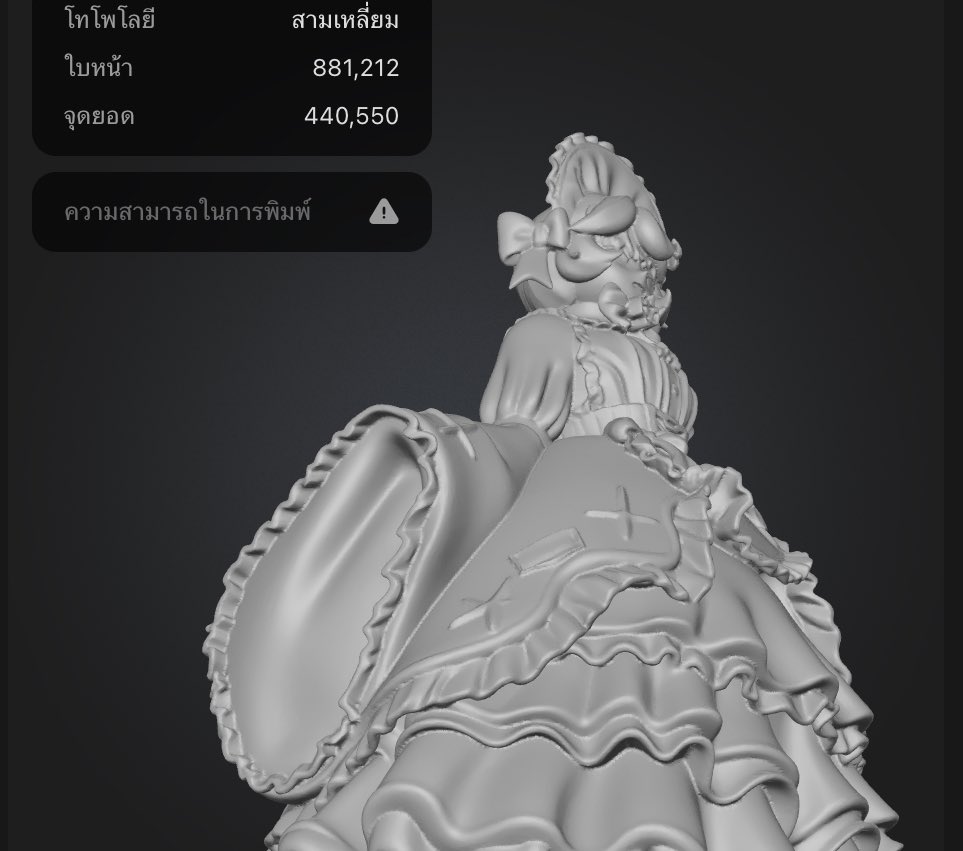 อันนี้ด้านข้างและด้านหน้าเธอ เธอสวยมากๆ เลย พออยู่ในรูปแบบสามดี😭