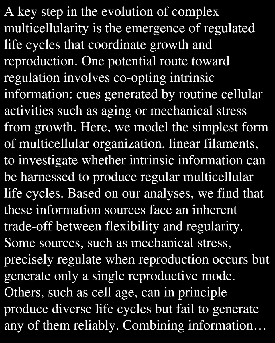 Evolutionary Biology tweet media
