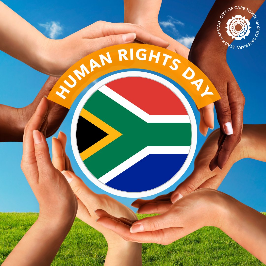 CityofCT's tweet image. Today we mark Human Rights Day and reflect on the values of dignity, equality and freedom for all.

The City remains committed to building an inclusive Cape Town where everyone’s rights are respected and protected.

#HumanRightsDay #EqualityForAll