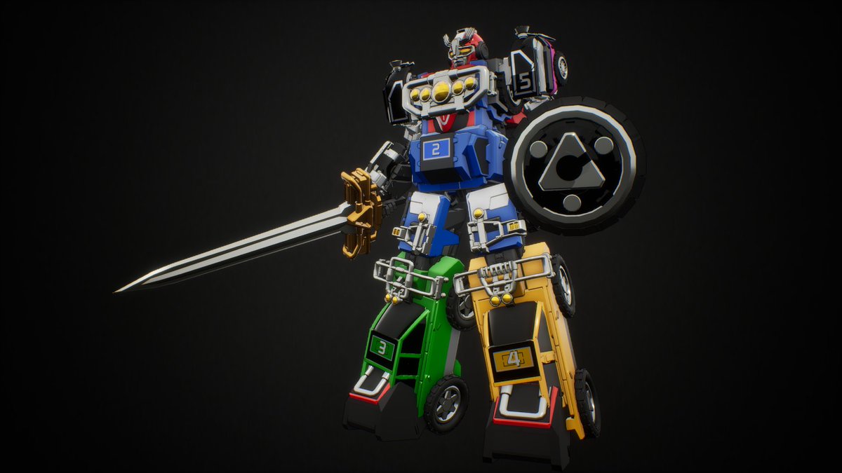 Taq2_'s tweet image. 激走合体RVロボ
#激走戦隊カーレンジャー30周年 
#cr30th 
#MASSBuilder 
#massbuildergame 
#マスビルダー