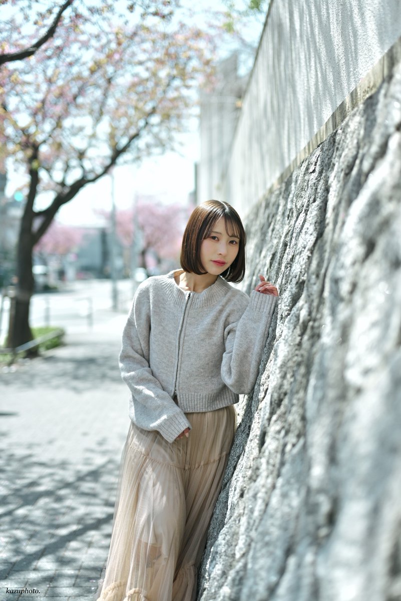 kazu_1187's tweet image. オオカンザクラの並木道🌸

model:月森あすかさん
@asukatsuki___

mer撮影会
@mer_photo
#z6iii #portrait