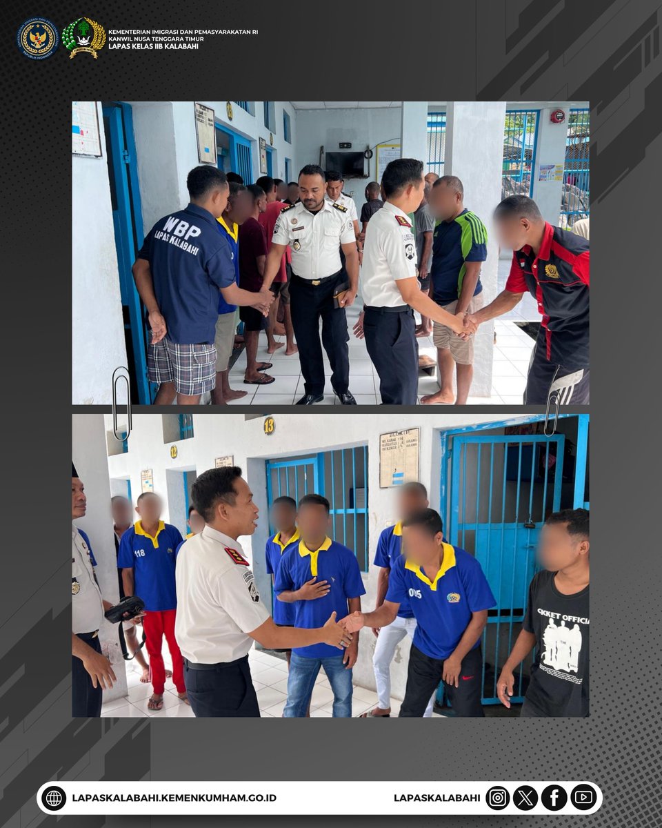 LapasKalabahi's tweet image. Silaturahmi di Balik Jeruji, Kalapas Kalabahi Beri Arahan Langsung ke Warga Binaan

Selengkapnya:
lapaskalabahi18.blogspot.com/2026/03/silatu…

#LapasKalabahi
#Kemenimipas
#AlwaysTheBest
~ KanwilDitjenpasNTT