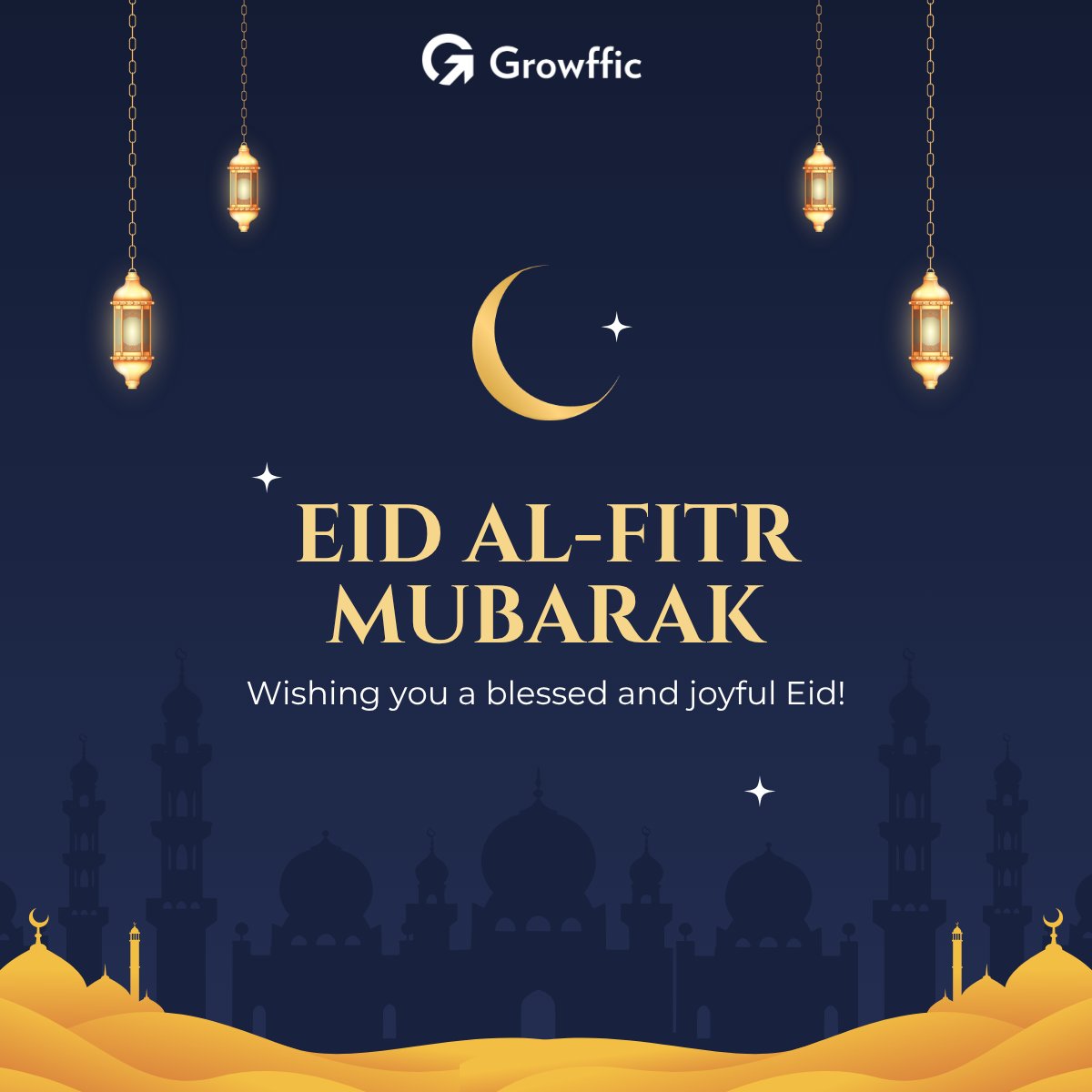 growffic's tweet photo. Eid Mubarak! Wishing you and your loved ones a day filled with joy, peace, and togetherness. 🌙 https://t.co/SUGgTHwOhR
