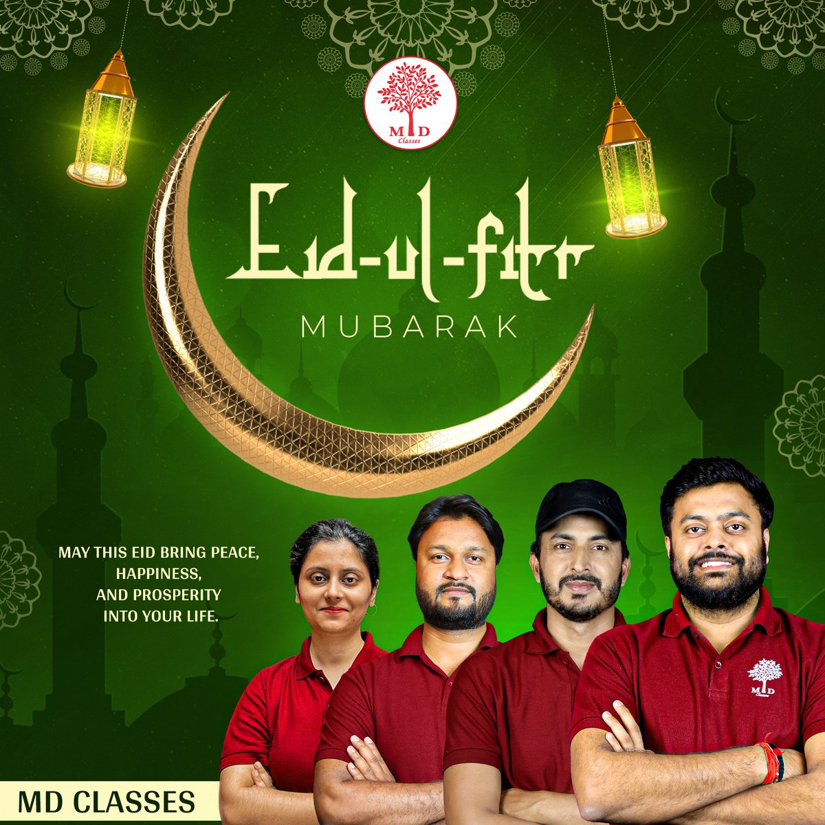 ClassesMd's tweet photo. 🌙✨ Eid-ul-Fitr Mubarak ✨🌙
इस मुबारक मौके पर ✨
आपके जीवन में खुशियां, अमन और तरक्की हमेशा बनी रहे 🤲
MD Classes की पूरी टीम की तरफ से
आप सभी को दिल से ईद की ढेर सारी शुभकामनाएं ❤️
📚 पढ़ाई में भी आए नई रौशनी और सफलता की नई शुरुआत 🚀
#EidMubarak #EidUlFitr #MDClasses #Blessings #Happiness #Success #FestiveVibes