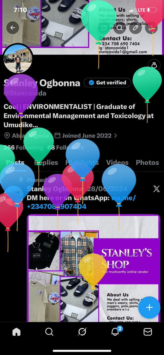 You can pop some balloons on my page if you like… ☺️🎊