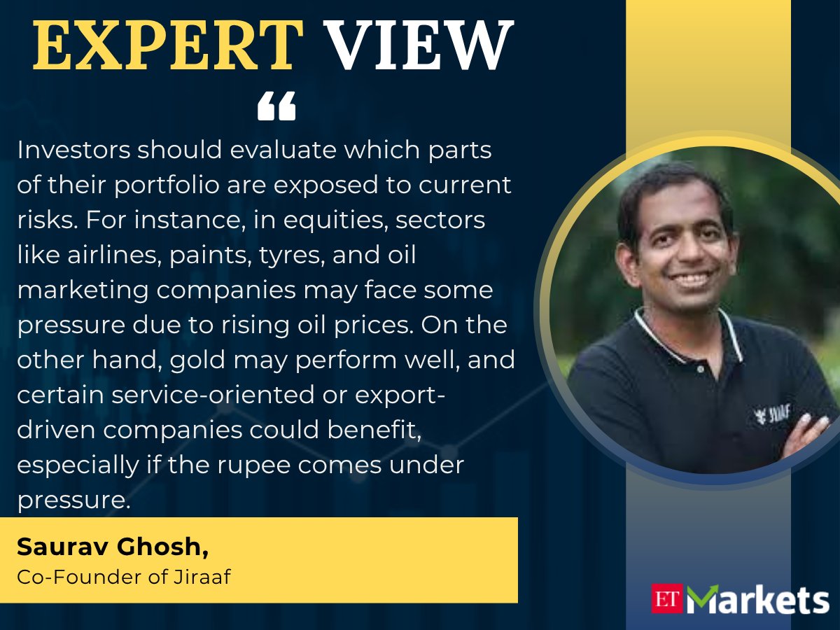 ETMarkets's tweet photo. Don’t panic on geopolitics; use bonds as dry powder to buy equities on dips: @Jiraaf_Official Saurav Ghosh
#ETMarkets | @kshanand 

https://t.co/ZcXuY9BOoz https://t.co/CGHEKdrpsE
