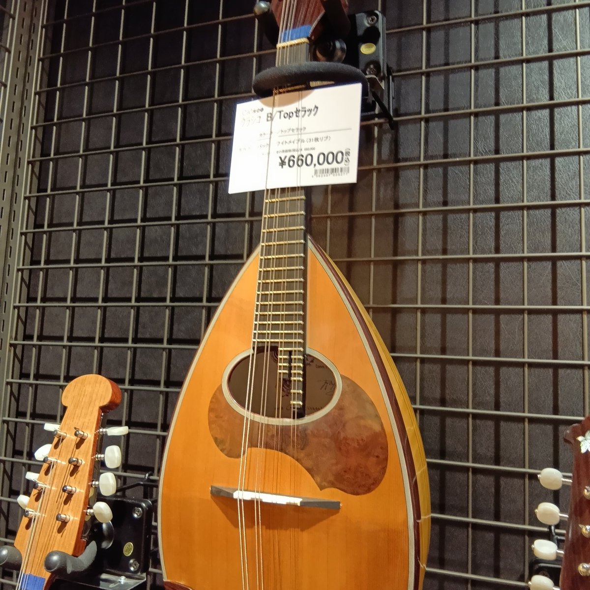 shima_nagoya's tweet image. マンドリン、お取り扱い開始致します。
取り急ぎ、先に入荷した3本を展示、
スタンダードである #カラーチェ NO.13、NO.26、
そしてクラシコBの杉の物をご用意致しました。
お探しの方は是非、当店へお問い合わせください。
#マンドリン #Calace