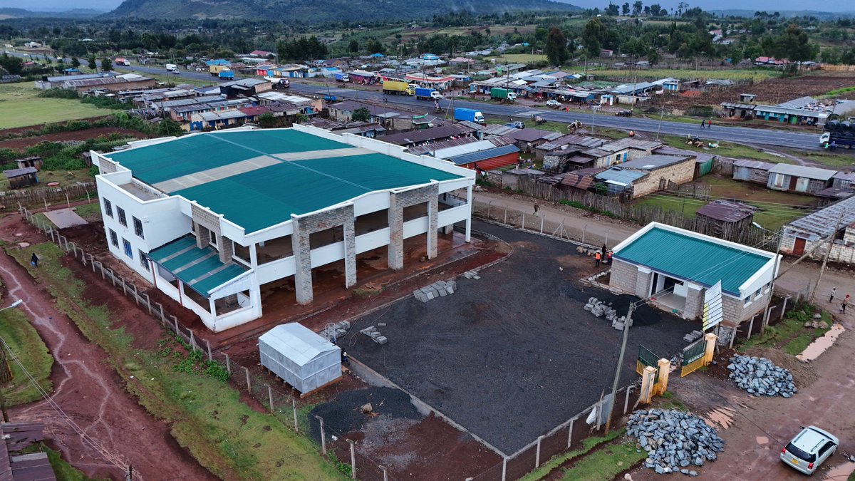 PSCharlesHinga's tweet photo. The construction of the Matharu ESP Market in, Kesses Constituency, Uasin Gishu County, which began in May 2024, is complete and ready for official handover. https://t.co/FUWJpXhOTM