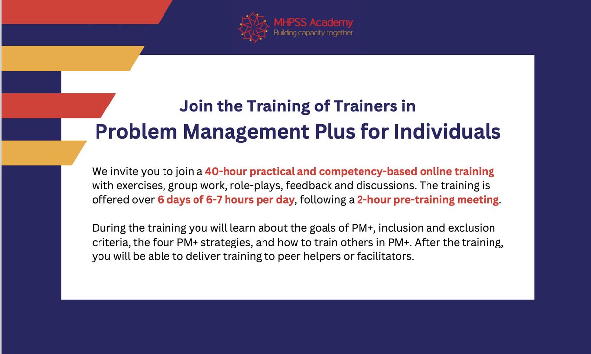 MHPSS Network tweet media