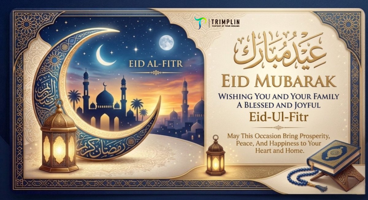 TrimplinG's tweet photo. Let this auspicious occasion fill your journey with full of happiness and prosperity.  #Eid https://t.co/dCtOwCv8XW