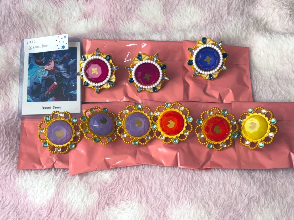 ran_kor's tweet photo. 【交換】あんスタ スタライ リンライ

【譲】☆凛月・司2・なずな・創3・光2・☆マヨイ・巽

【求】☆零・藍良・ユメ・舞珠各1＞泉

凛月・マヨイは零との交換のみ
郵送＞26日大阪夜公演前手渡し
1点から交換可能です
お気軽にお声掛けください！ https://t.co/RCRpfGY4Y4