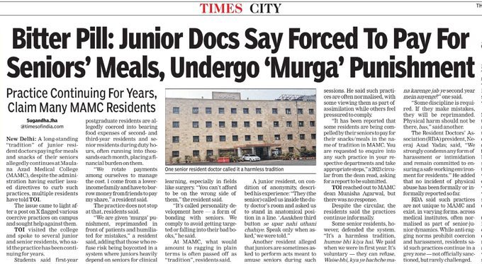 bhatia_nachiket's tweet photo. I am just glad to see this.
This kind of toxicity should
Come to light and the whole institute should feel ashamed
#mamc
#toxicity
#medtwitter
#endtoxicity https://t.co/v12iyLtVmH