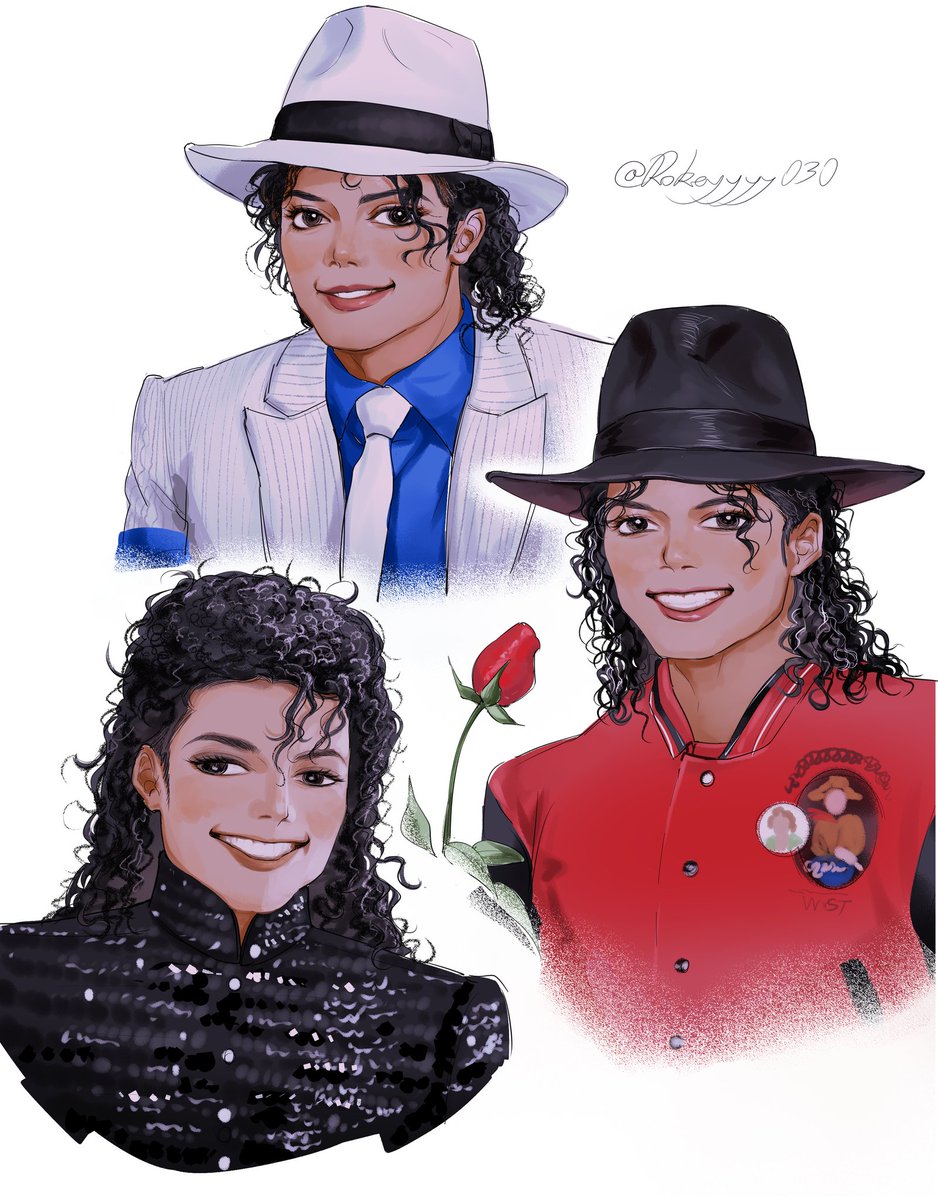 Rokeyyyy030's tweet photo. #mjart #michaeljackson 
-Bad 
-Thriller 
-Off the wall 
-Jackson5 https://t.co/UTN6Tqm2bM