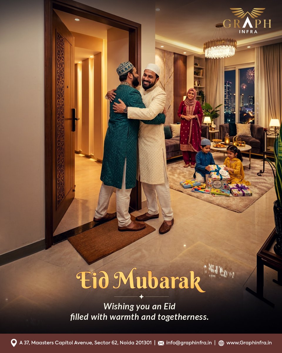 graph4771's tweet photo. Eid Mubarak to you and your loved ones.
May this special day bring peace, happiness, and beautiful new beginnings into every heart and home.

#EidMubarak #GraphInfra #RealEstate #EidAlFitr https://t.co/kRhsEH1c4e