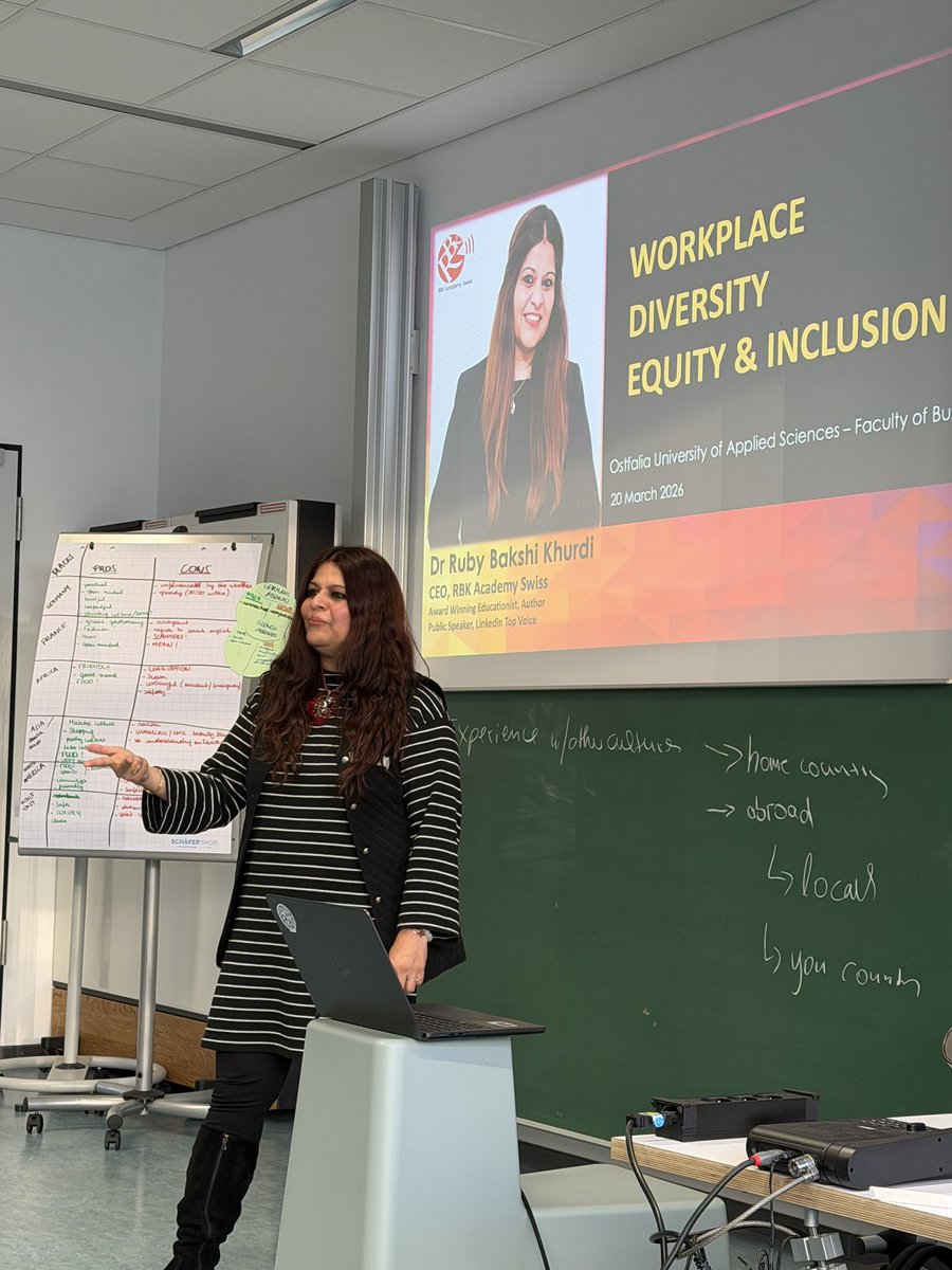 ruby_bakshi's tweet photo. Great start of conducting immersive intercultural workshops  with co-facilitator Dr Mike at Ostfalia University in #Germany 🚀
Students were highly motivated ✌️#culture #education #India #Switzerland https://t.co/tlPX5kYLWo