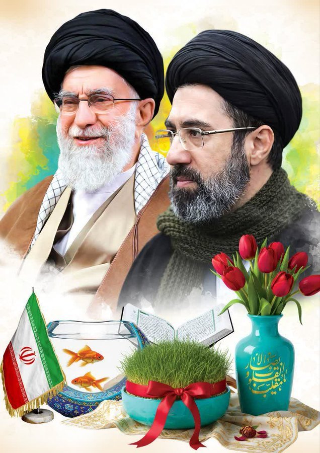 خلف صالح سید علی سال جدید را اقتصاد مقاومتی در سایه وحدت ملی و امنیت ملی معرفی کردند تا با وحدت مان پوز دشمن به خاک بمالیم ✌️🇮🇷
#لبیک_یا_خامنه_ای
#ایران_پیروز