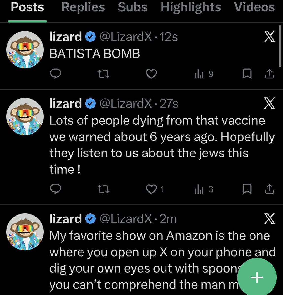 lizard tweet media