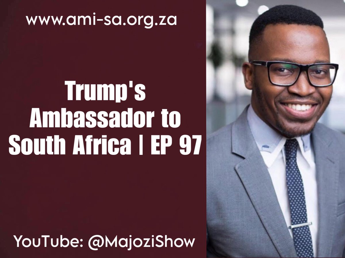 PhumlaniMMajozi's tweet image. NEW EPISODE 🎙️: Trump’s Ambassador to South Africa | EP 97

On The Phumlani Majozi Show this week, I speak to Free Market Foundation CEO David Ansara about the new US Ambassador to South Africa, Brent Bozell. 

Link to interview in the replies. ⬇️ #politics #economics #MajoziShow