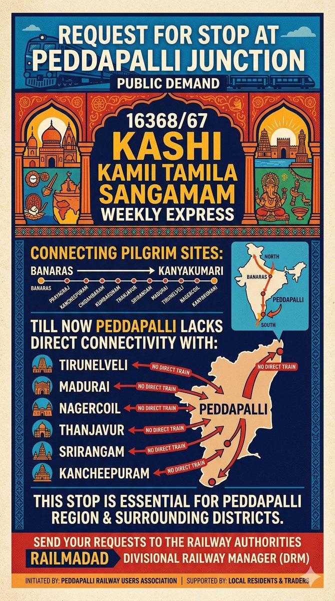 North Telangana Railway Forum tweet media