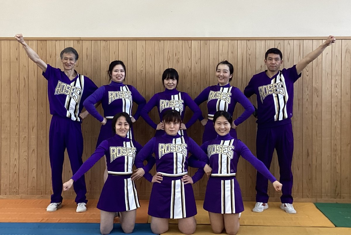amusingROSES's tweet photo. 3月15日　練習日記　担当:つち
今日は桜まつり演技のユニ練をしました！ https://t.co/wfM96T09qL